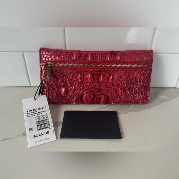 Brahmin Ady red dragon Melbourne genuine leather - Picture 2 of 4